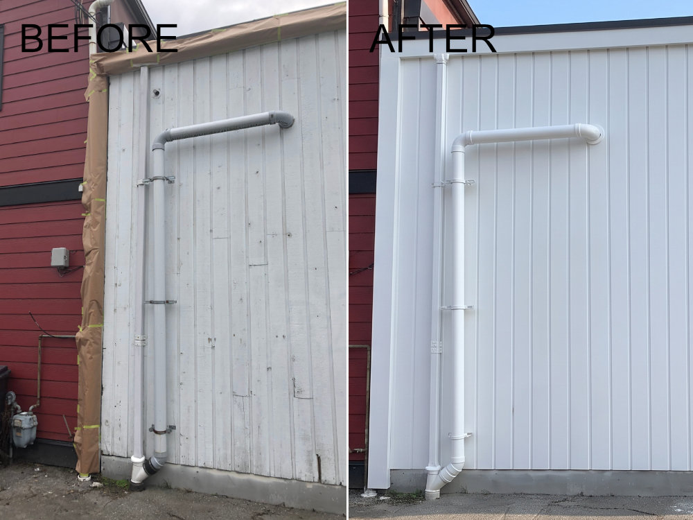 Exterior warehouse - Billy Goat Painting Kelowna