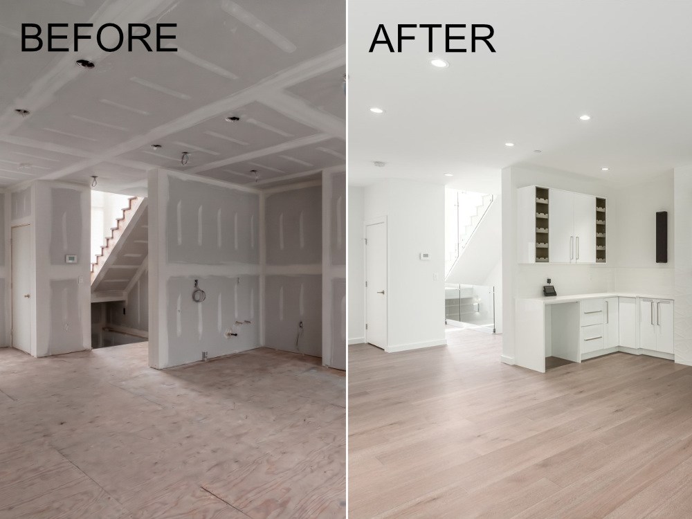 Interior new construction - Billy Goat Painting Kelowna