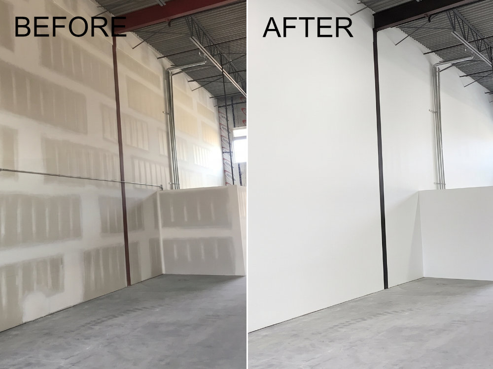 Interior warehouse - Billy Goat Painting Kelowna